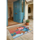 Valerine Life Kapı Önü Paspası 45X70cm Kaymaz Taban Dekoratif İç Dış Mekan Hoş Geldin Bebiş