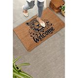 Valerine Life Kapı Önü Paspası 45X70cm Kaymaz Taban Dekoratif İç Dış Mekan Vahşi Zarafet Jaugar