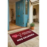 Valerine Life Kapı Önü Paspası 45X70cm Kaymaz Taban İç Dış Mekan Kişiye Firmaya Özel Sağlık Kabini