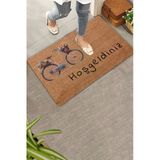 Valerine Life Kapı Önü Paspası 45X70cm Kaymaz Taban İç Dış Mekan Meyve Sepetleri Ve Bisiklet