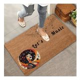 Valerine Life Let's Go Music Kapı Önü Paspası 45x70cm