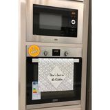 Valerine Life Mutfakta Aşk Var Mutfak Kurulama Fırın Beyaz El Havlusu %100 Pamuklu 35X50CM 2 Adet - 35 x 50 cm