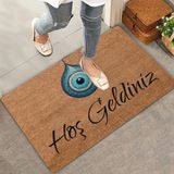 Valerine Life Nazar Boncuğu Hoş Geldiniz Kapı Önü Paspası 45x70cm