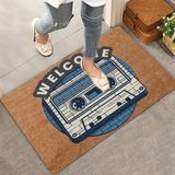 Valerine Life Nostaljik Kaset Welcome Kapı Önü Paspası 45x70cm