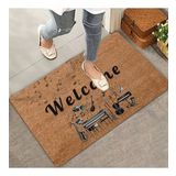 Valerine Life Orkestra Aletleri Temalı Welcome Kapı Önü Paspası 45x70cm