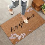 Valerine Life Pembe Kiraz Çiçekleri Hoş Geldiniz Kapı Önü Paspası 45x70cm
