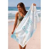 Valerine Life Plaj Havlusu 70X140cm Havuz Spa Sauna Spor Pamuklu Emici Denize Kaçış