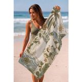 Valerine Life Plaj Havlusu 70X140cm Havuz Spa Sauna Spor Pamuklu Emici Kedilerin Beach Mode'u