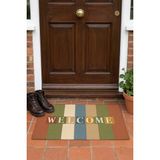 Valerine Life Retro Welcome Dijital Baskılı Ev Ofis Işyeri Kapı Önü Dış Paspası 45X70CM - Kahverengi - 4 5x 70 cm