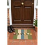 Valerine Life Retro Welcome Dijital Baskılı Ev Ofis İşyeri Kapı Önü Dış Paspası 45X70cm