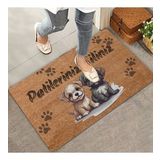 Valerine Life Sevimli Yavru Köpekler Patilerinizi Silin Kapı Önü Paspası 45x70cm