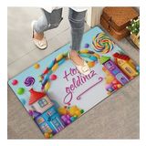 Valerine Life Sugar Village Hoş Geldiniz Kapı Önü Paspası 45x70cm