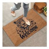 Valerine Life Vahşi Zarafet Jaugar Welcome Kapı Önü Paspası 45x70cm