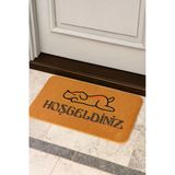 Valerine Life Velür Coco Dokulu Welcome Hoş Geldiniz Kapı Önü Dış Mekan Paspası 45X70cm 27Ycm260106