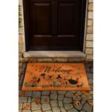 Valerine Life Velür Coco Dokulu Welcome Hoş Geldiniz Kapı Önü Dış Mekan Paspası 45X70cm 27Ycm260110