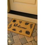 Valerine Life Velür Coco Dokulu Welcome Hoş Geldiniz Kapı Önü Dış Mekan Paspası 45X70cm 27Ycm260114