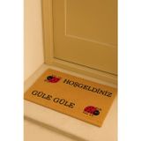 Valerine Life Velür Coco Dokulu Welcome Hoş Geldiniz Kapı Önü Dış Mekan Paspası 45X70cm 27Ycm260121