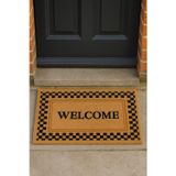 Valerine Life Velür Coco Dokulu Welcome Hoş Geldiniz Kapı Önü Dış Mekan Paspası 45X70cm 27Ycm260129