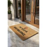 Valerine Life Velür Coco Görünüm Kişiye Firmaya Özel Logolu Ev Ofis İşyeri Kapı Önü Paspası 45X70cm