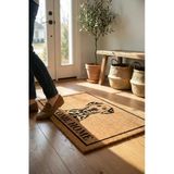 Valerine Life Velür Doku Coco Görünüm Dalmaçyalı Balkon Bahçe Dış Kapı Önü Paspası 45X70cm Kaymaz