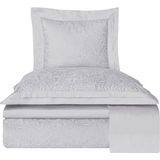 Valeron Amedeo Gri Pamuklu Jakar Super King Size Nevresim Takımı 260 x 240 cm - Standart