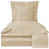 Valeron Clarins Bej Pamuklu Jakar Super King Size Nevresim Takımı 260 x 240 cm - Standart