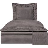 Valeron Cole Antrasit Pamuklu Jakar King Size Nevresim Takımı 240 x 220 cm - Standart