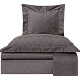 Valeron Davis Antrasit Pamuklu Jakar King Size Nevresim Takımı 240 x 220 cm - Standart