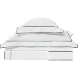 Valeron Duo Antrasit Işlemeli Saten King Size Nevresim Takımı 240 x 220 cm - Standart