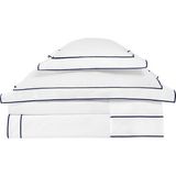 Valeron Duo Lacivert Işlemeli Saten Super King Size Nevresim Takımı 260 x 240 cm - Standart
