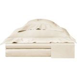 Valeron Hetre Bej Jakar Pamuk Super King Size Nevresim Takımı 260 x 240 cm - Standart