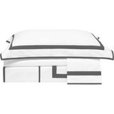 Valeron La Reve Antrasit Saten Çift Kişilik Nevresim Takımı 200 x 220 cm - Standart