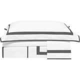 Valeron La Reve Antrasit Saten Süper King Size Nevresim Takımı 260 x 240 cm - Standart
