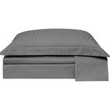 Valeron Linea Antrasit Jakarlı King Size Nevresim Takımı 240 x 220 cm - Standart