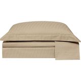 Valeron Linea Camel Jakarlı Pamuk King Size Nevresim Takımı 240 x 220 cm - Standart