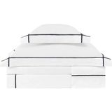 Valeron Mono Antrasit Işlemeli Saten King Size Nevresim Takımı 240 x 220 cm - Standart