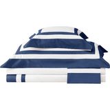 Valeron Nouveau Lacivert Saten Süper King Size Nevresim Takımı 260 x 240 cm - Standart