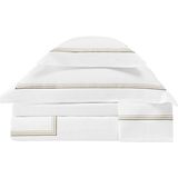 Valeron Trio Camel Işlemeli Saten King Size Nevresim Takımı 240 x 220 cm - Standart