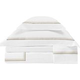 Valeron Trio Camel Işlemeli Saten Super King Size Nevresim Takımı 260 x 240 cm - Standart