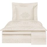 Valeron Valois Ekru Pamuklu Jakar Çift Kişilik Nevresim Takımı 200 x 220 cm - Standart