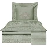 Valeron Valois Haki Pamuklu Jakar King Size Nevresim Takımı 240 x 220 cm - Standart