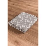 Valery Home Arya Vl Çift Taraflı,katlanabilir,yıkanabilir,yüksek Kalite Pamuk Salon,oturma Odası,balkon Kilim Krem - Çizgili Desen