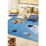 Valery Home Bianca Eco Dijital Baskı Makinada Yıkanabilir Kaymaz Taban Dekoratif Çocuk Odası Halısı 2697