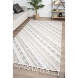 Valery Home Brendon İskandinav Halı Premium Kalite Oturma Odası Mutfak Antre Koridor Halısı 8001 Krem 80 X 300