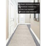 Valery Home Briella Yıkanabilir Kaymaz Tabanlı Kesme Rulo Halı Yolluk Bej Jel - Gri - Kahverengi - Beyaz - 100 x 250 cm