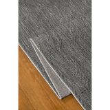 Valery Home Loom Yeni Nesil Antrasit Sisal Yumuşak Dokuma Mutfak Koridor Kilim Kaymaz Pamuk Taban Halı 7105A