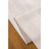 Valery Home Loom Yeni Nesil Bej Sisal Yumuşak Dokuma Mutfak Koridor Kilim Kaymaz Pamuk Taban Halı 7102A 100 X 350