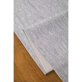 Valery Home Loom Yeni Nesil Gri Sisal Yumuşak Dokuma Mutfak Koridor Kilim Kaymaz Pamuk Taban Halı 7104A 120 X 400
