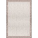 Valery Home Loom Yeni Nesil Sisal Yumuşak Dokuma Mutfak Koridor Kilim Kaymaz Pamuk Taban Halı 7106A - Bej - Krem - 100 x 500 cm