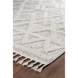 Valery Home Norway Vl Bukleli Premium Yumuşak Peluş Post Iskandinav Oturma Odası Salon Halısı 65373a 80 x 150 Krem-Gri